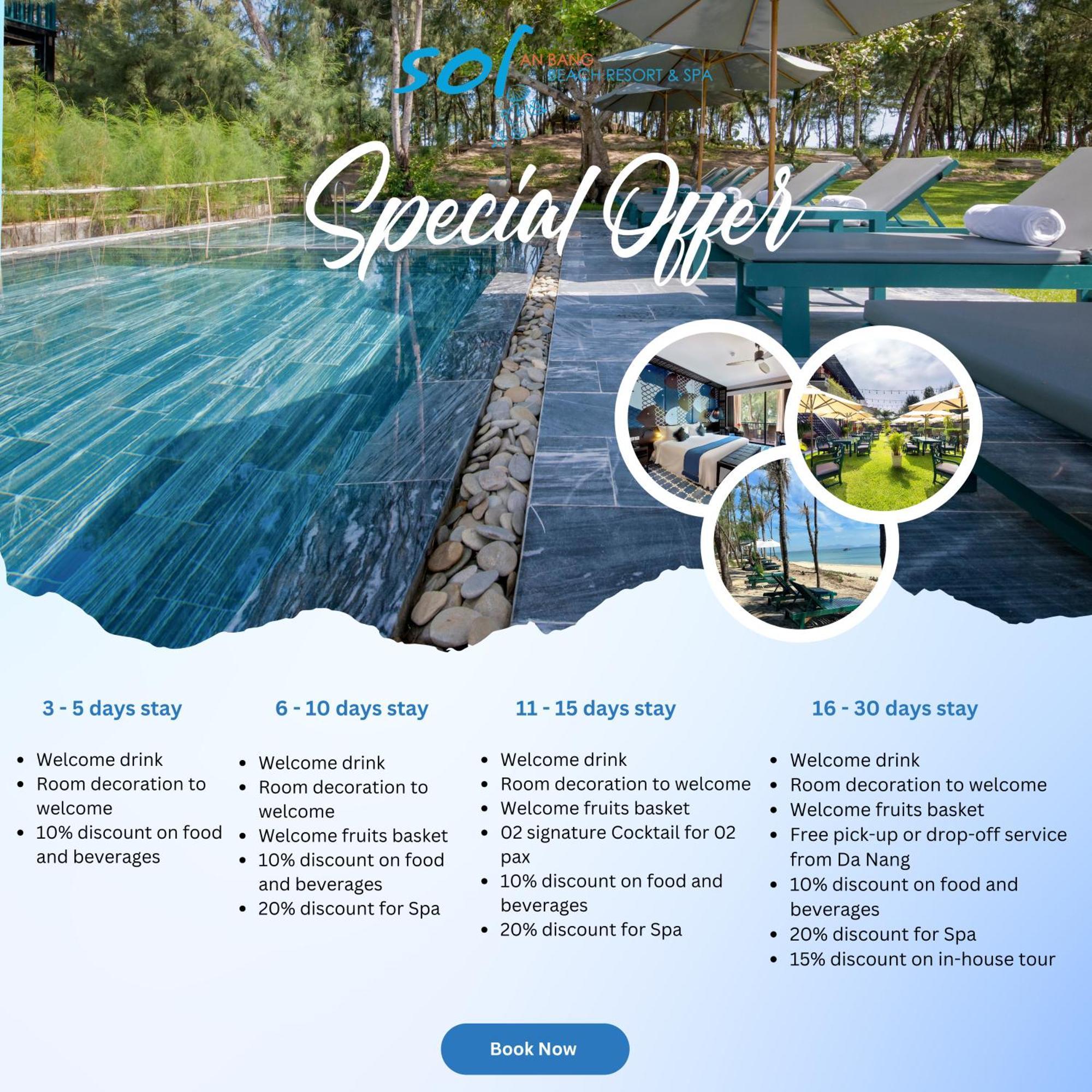 Sol An Bang Beach Resort & Spa Hoi An Exterior photo